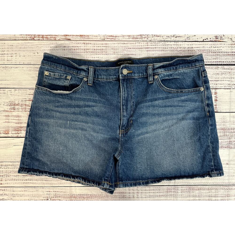 Banana Republic Blue Denim Women Shorts